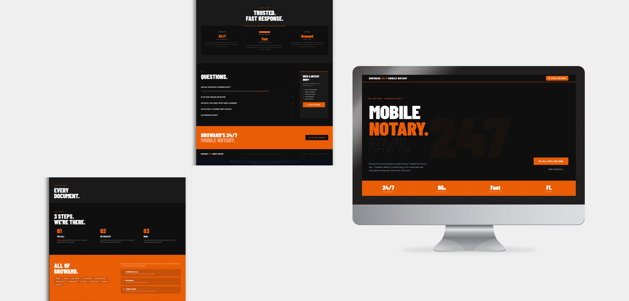 Mobile notary website example